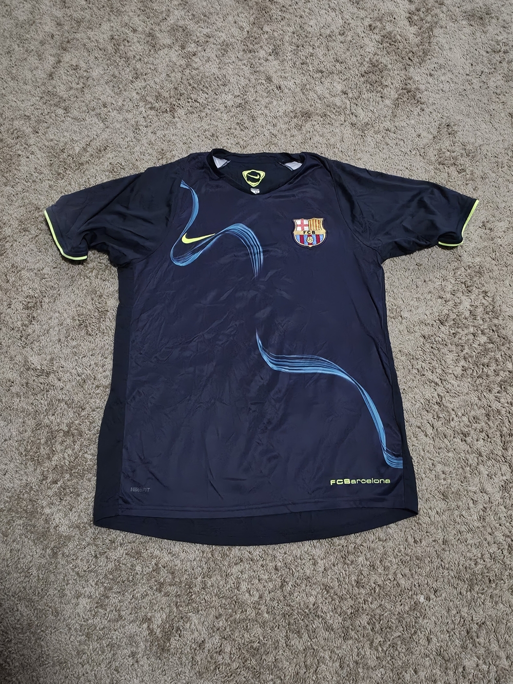 Men’s Nike FC Barcelona 2008-2009 Soccer Jersey,  Size M